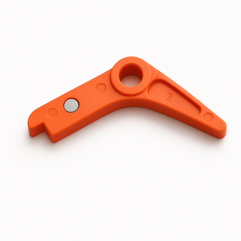 Custom plastic mounting bracket