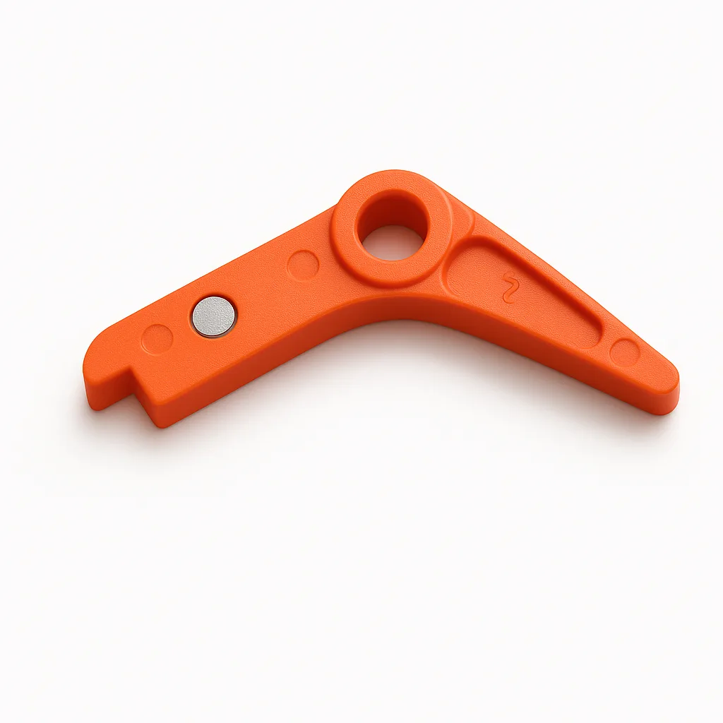 Custom plastic mounting bracket