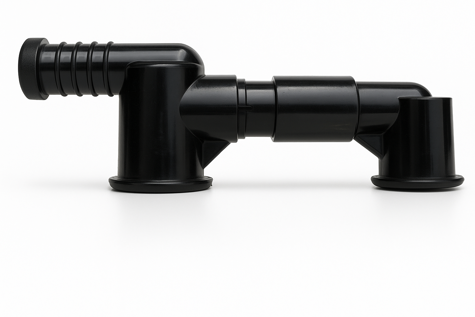 High-strength polymer fitting